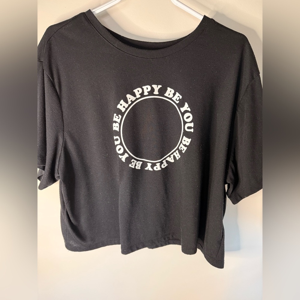 Black Graphic Women's Top